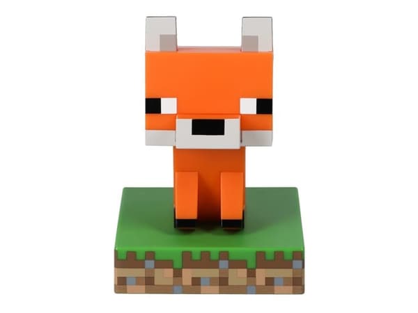 Paladone Icon Minecraft Fox - Dekorationslampa - varmt ljus - orange Multifärg