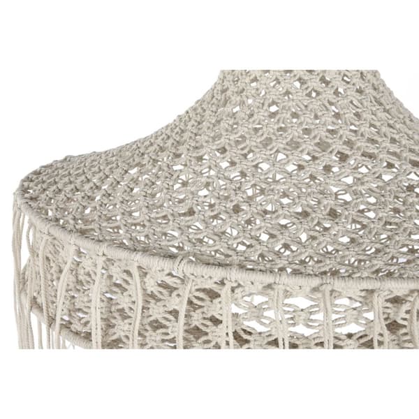 Lampeskærm Home ESPRIT Natur Boho 63 x 63 x 70 cm