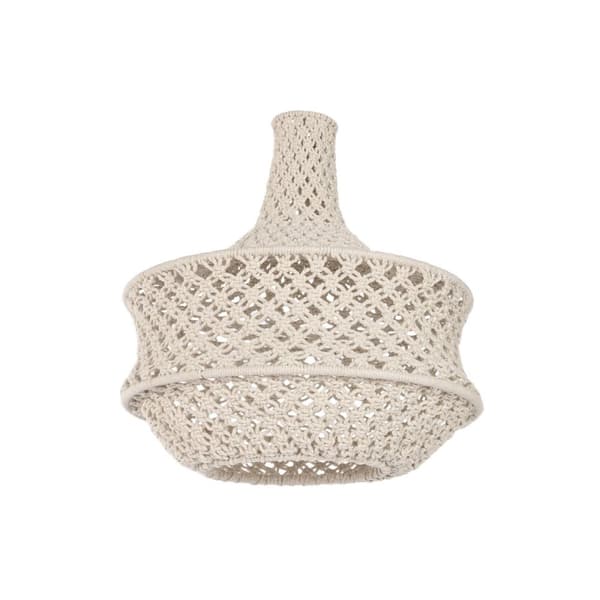 Lampskärm Home ESPRIT Naturell Boho 40 x 40 x 42 cm