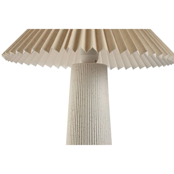 Bordlampe Home ESPRIT Beige Keramik 50 W 220 V 35 x 35 x 41 cm