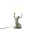 Miniatyrbilde 5 av 5: Bordlampe Home ESPRIT Hvit Gyllen Harpiks Plast 220 V 14 x 14 x 32 cm