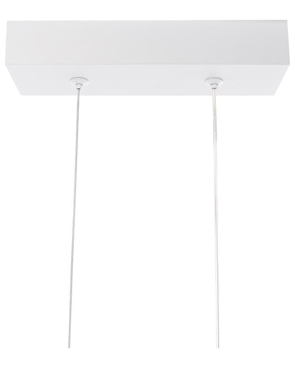 Langbordspendel Hvid Metal 86 cm Design LED Spisebordslampe til Køkken Metallampe til Spisebord Slim Hængelampe
