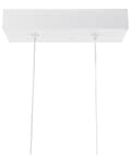 Miniatyrbillede 10 af 11: Langbordspendel Hvid Metal 86 cm Design LED Spisebordslampe til Køkken Metallampe til Spisebord Slim Hængelampe