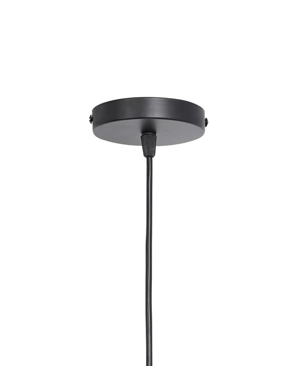 Pendellampe bambus naturlig farve lys træ flettet diffust lys moderne stil