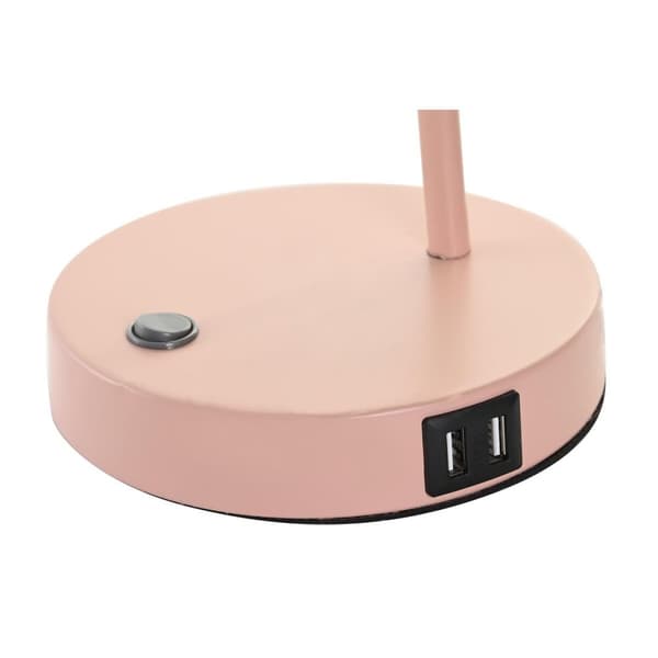 Pöytälamppu DKD Home Decor 22 x 15 x 46 cm Kristalli Hopeinen Musta Harmaa Pinkki Metalli Valkoinen 220 V 40 W 25 W 4 Kappaletta