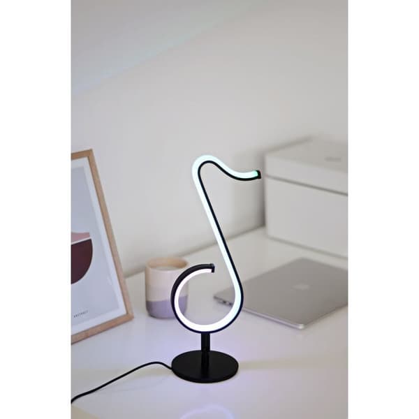 Pöytälamppu Activejet AJE-MELODY RGB Musta Muovinen 7 W 5 V