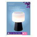 Pikkukuva 2 / 2: LED-lamppu Bluetooth-kaiuttimella ja langaton laturi Lumineo 894415 Musta Ladattava