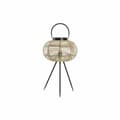 Miniatyrbild 1 av 3: Bordslampa DKD Home Decor Svart Metall Brun Bambu (34 x 34 x 56 cm)
