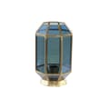 Miniatyrbild 1 av 4: Bordslampa DKD Home Decor Glas Blå Gyllene 220 V Mässing 50 W Modern (18 x 19 x 29 cm)