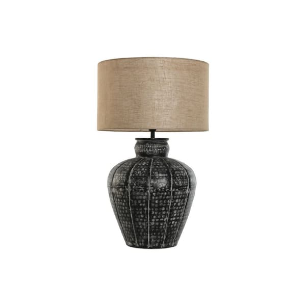Bordslampa Home ESPRIT Svart Aluminium 50 W 220 V 42 x 42 x 69 cm Svart