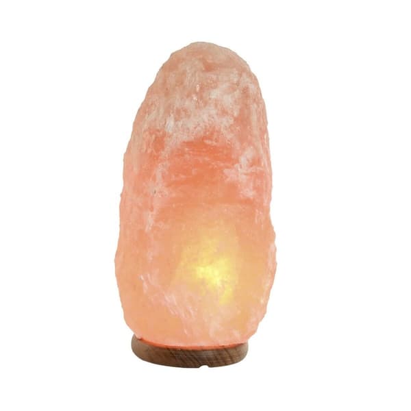Bordslampa Home ESPRIT Rosa Salt Mangoträ 15 W 220 V 17 x 14 x 35 cm