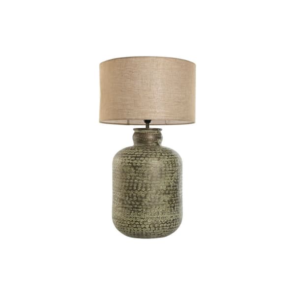 Bordslampa Home ESPRIT Grön Aluminium 50 W 220 V 42 x 42 x 73,5 cm