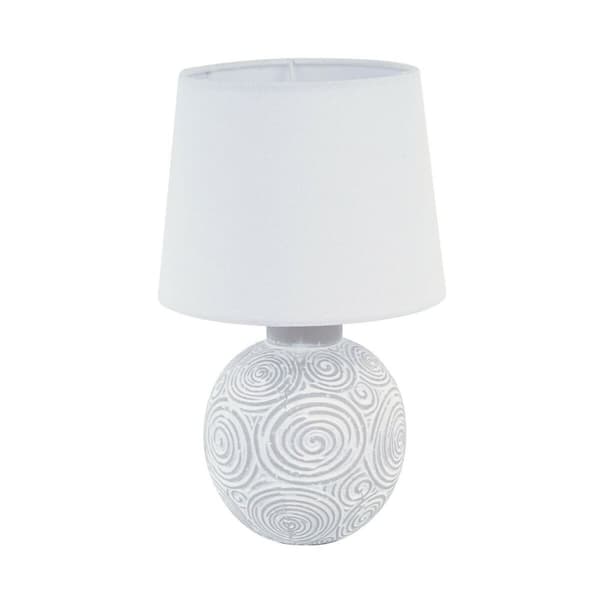 Bordslampa Versa Vit Keramik 18 x 30 x 18 cm