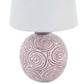 Miniatyrbild 2 av 2: Bordslampa Versa Brun Keramik 18 x 30 x 18 cm
