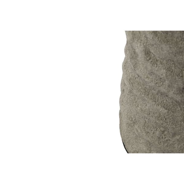 Bordslampa Home ESPRIT Grå Cement 50 W 220 V 24 x 24 x 82 cm