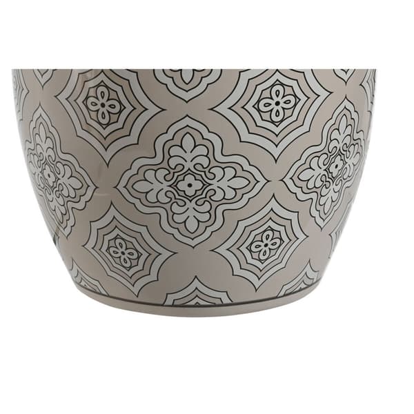 Bordslampa Home ESPRIT Vit Beige Keramik 50 W 220 V 43,5 x 43,5 x 61 cm