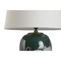 Miniatyrbild 2 av 5: Bordslampa Home ESPRIT Vit Grön Turkos Gyllene Keramik 50 W 220 V 40 x 40 x 59 cm
