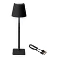 Miniatyrbild 1 av 2: Bordslampa LED Lumineo 894376 Svart Metall 17 cm Laddningsbar