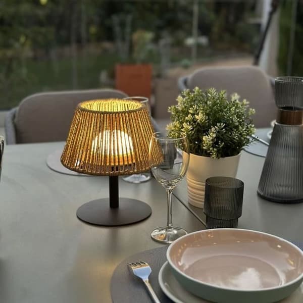 LED-lamppu Lumisky Standy Mini Raffy Ruskea Muovinen