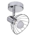 Miniatyrbild 1 av 8: Vägglykta Activejet AJE-GIZEL 1P Silvrig Metall 40 W 230 V