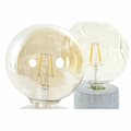 Miniatyrbillede 3 af 3: Bordlampe DKD Home Decor Hvid Grå Gylden Cement 12 x 12 x 22 cm (2 enheder)