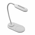 Miniatyrbillede 3 af 3: LED-lampe med trådløs oplader til smartphones Denver Electronics LQI-55 Hvid 5 W