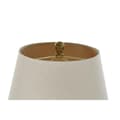 Miniatyrbillede 4 af 6: Gulvlampe DKD Home Decor Beige Gylden Metal Polyester (41 x 41 x 160 cm)