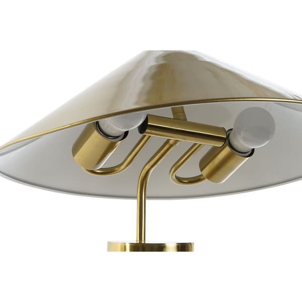 Bordlampe DKD Home Decor Gylden Metal 50 W 220 V 39 x 39 x 45 cm