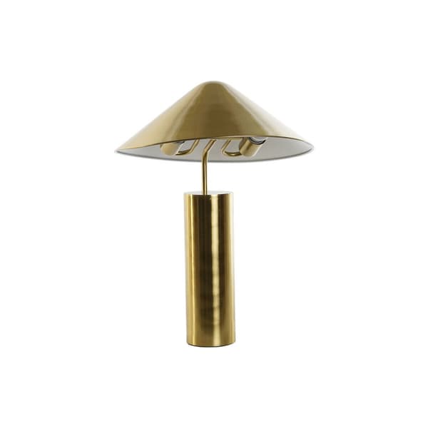 Bordlampe DKD Home Decor Gylden Metal 50 W 220 V 39 x 39 x 45 cm Guld
