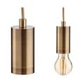 Miniatyrbillede 2 af 4: Loftslampe Gylden Metal 60 W 11,5 x 12 x 11,5 cm (6 enheder)