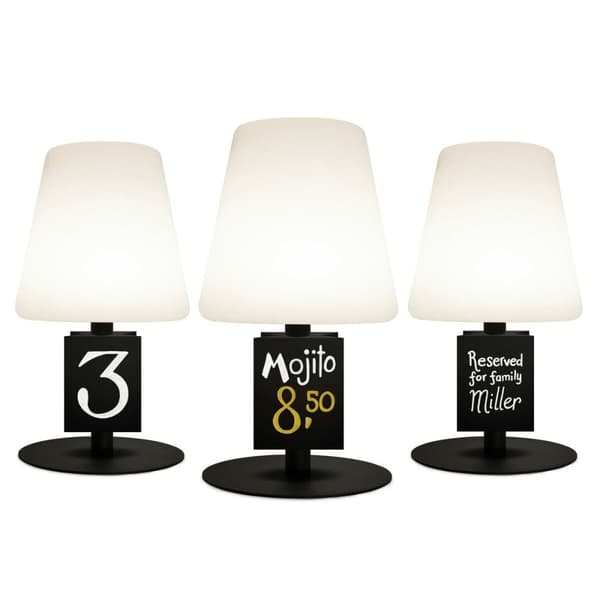 Bordlampe Securit Skilt 15,5 x 15,5 x 27,5 cm