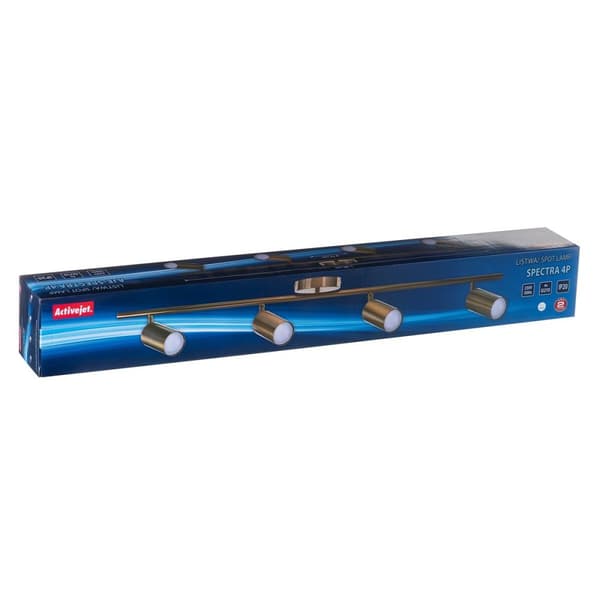 Loftslampe Activejet AJE-SPECTRA 4P Guld Gylden Metal 40 W