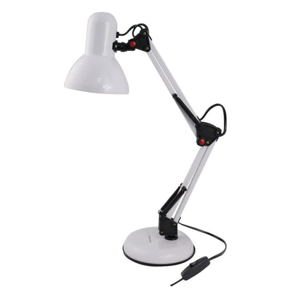 Skrivebordslampe Esperanza ELD112W Hvid Sort Plastik 12 W
