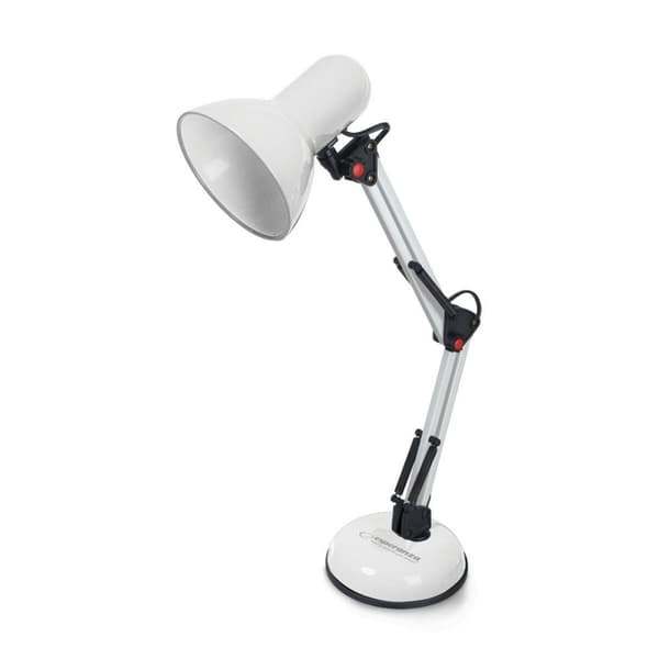 Skrivebordslampe Esperanza ELD112W Hvid Sort Plastik 12 W Hvid