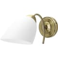 Miniatyrbillede 2 af 5: Væglampe Activejet NIKITA 1P Patyna Hvid Metal Glas 60 W 220-240 V 26 x 12 x 12,5 cm 30 x 12 x 15 cm (1 Dele)
