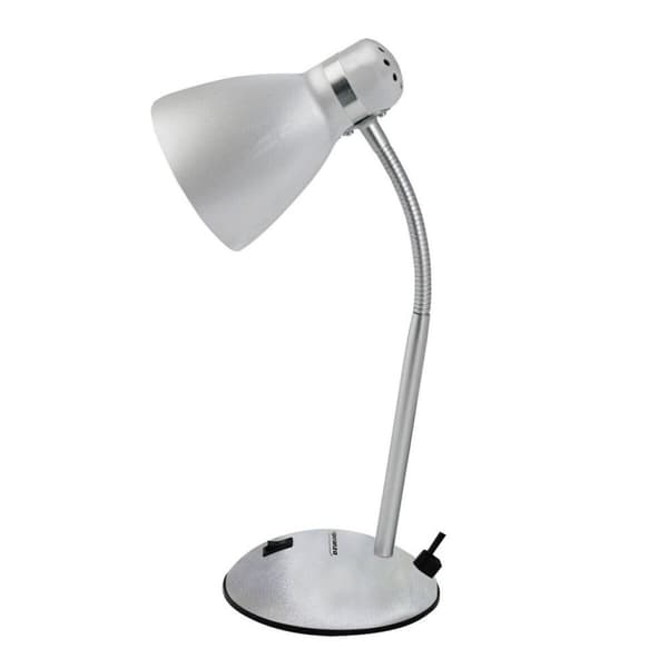Skrivebordslampe Esperanza ELD113S Sølvfarvet Plastik 12 W Sølv