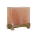 Miniatyrbillede 1 af 6: Bordlampe DKD Home Decor Brun Pink Salt Akacie 15 W 220 V 17 x 7 x 16 cm