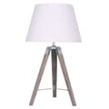 Miniatyrbillede 5 af 5: Bordlampe Home ESPRIT Hvid Brun Træ 36 x 36 x 60 cm