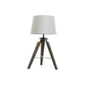 Miniatyrbillede 1 af 5: Bordlampe Home ESPRIT Hvid Brun Træ 36 x 36 x 60 cm