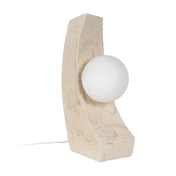 Bordslampa Kräm Polyresin 220-240 V 16,5 x 11,5 x 30 cm Gräddfärgad