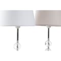 Miniatyrbillede 3 af 4: Bordlampe Home ESPRIT Hvid Beige Metal Krystal 50 W 220 V 23 x 23 x 46 cm (2 enheder)