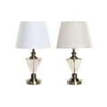 Miniatyrbillede 1 af 4: Bordlampe Home ESPRIT Hvid Beige 28 x 28 x 48 cm (2 enheder)