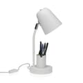 Miniatyrbild 2 av 2: Skrivbordslampa Versa Vit Metall 18 x 40 x 14 cm