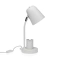 Miniatyrbild 1 av 2: Skrivbordslampa Versa Vit Metall 18 x 40 x 14 cm