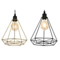 Miniatyrbillede 5 af 5: Loftslampe Home ESPRIT Sort Gylden Metal 50 W 28 x 27 x 34 cm (2 enheder)