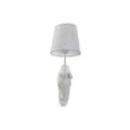 Miniatyrbild 5 av 7: Vägglampa Home ESPRIT Vit Modern Häst Antikbehandlad 220 V 18 x 21,5 x 50,5 cm (2 antal)