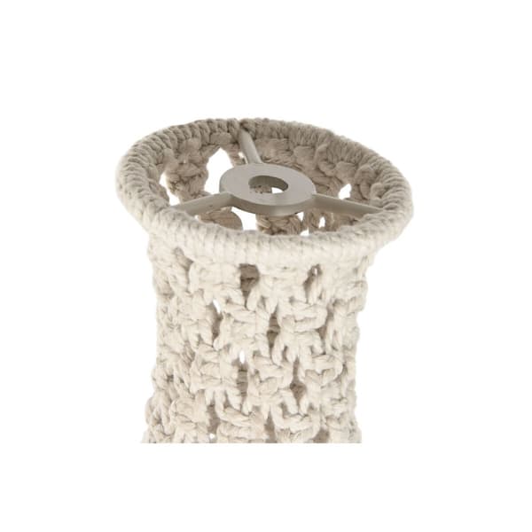 Lampskärm Home ESPRIT Naturell Boho 63 x 63 x 70 cm