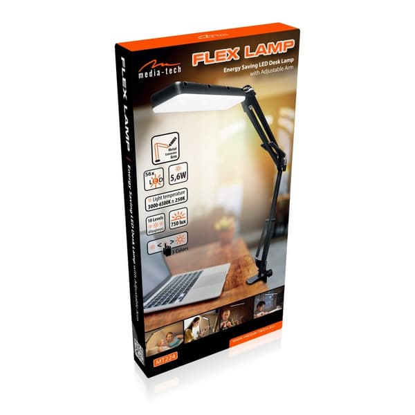 MEDIA-TECH BORDELAMPE FLEX LAMPE MT224