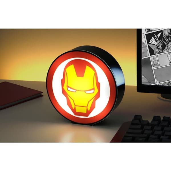 Ljuslåda - PALADONE - Iron Man - 13 cm - LED - Röd