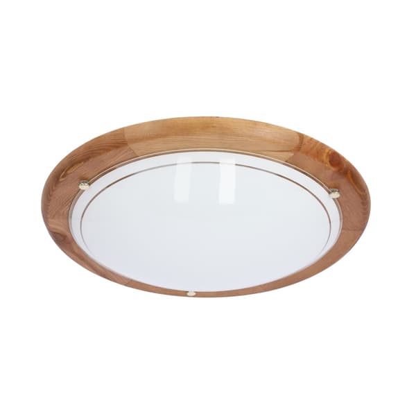 1030 TAKLAMPA PLAFON40 TRÄ STANDARD 2X60W E27 EK